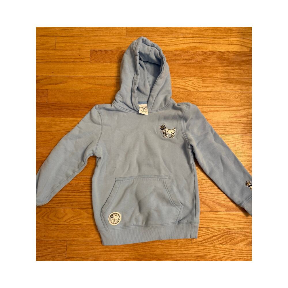 GOAT USA youth medium light blue hoodie